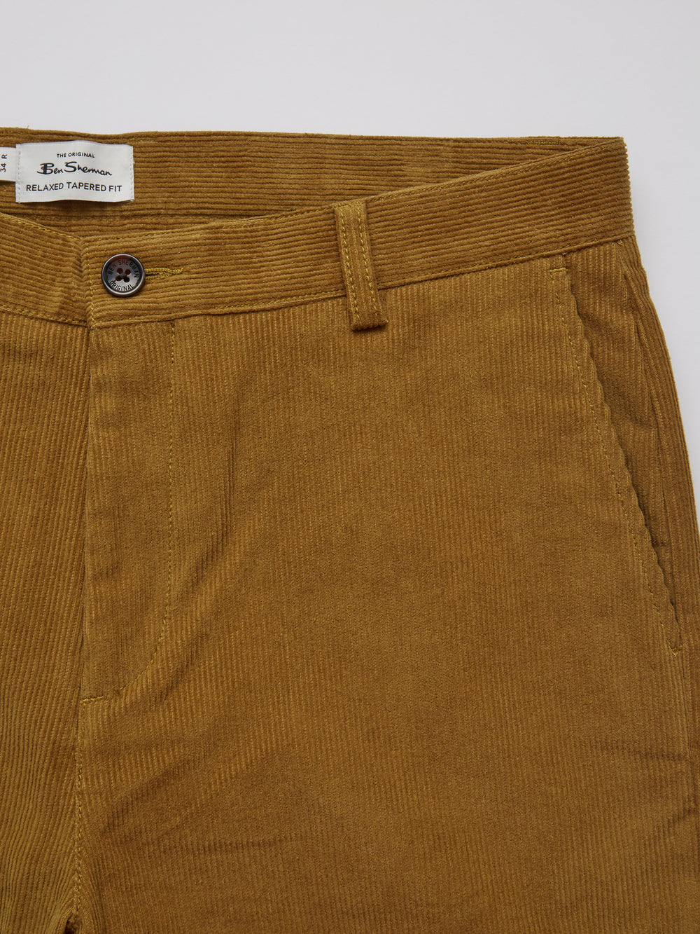 Pantalon Ben Sherman Tapered Corduroy Marron | YDS-44643564